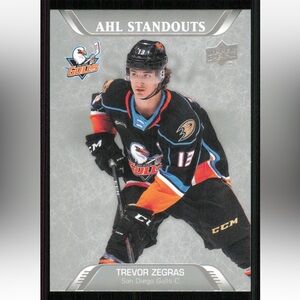 Trevor Zegras 2021-22 Upper Deck ANAHEIM DUCKS Rookie RC Hockey Card